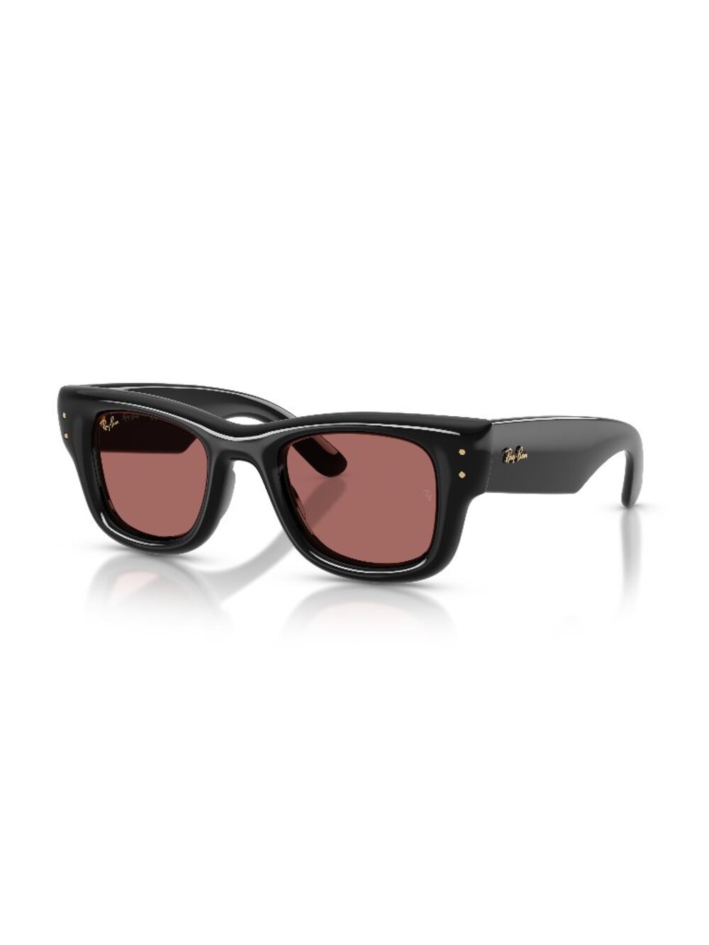 New Ray-Ban Unisex Sunglasses Black Purple Lens Injected Frame Ray Ban RB4940 69